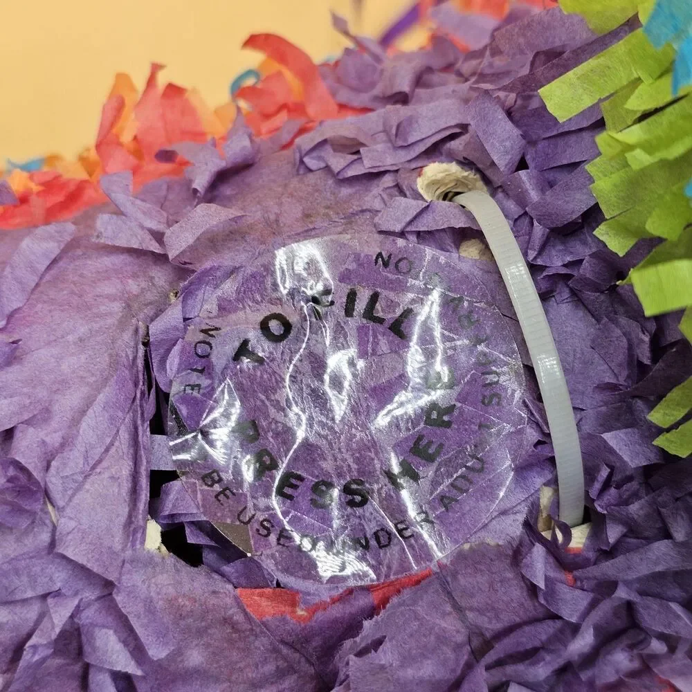 Colorful Bull Piñata